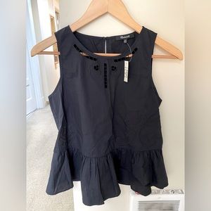 NWT Madewell Peplum top